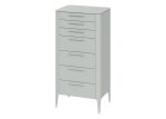 Комод Type высокии? 7 ящиков (светло-серый) — изображение 2