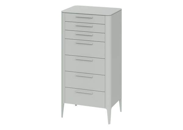 Комод Type высокии? 7 ящиков (светло-серый) — изображение 2
