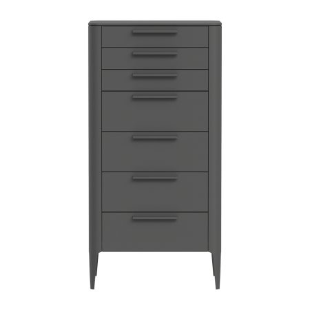 Комод Type высокии? 7 ящиков (темно-серый)