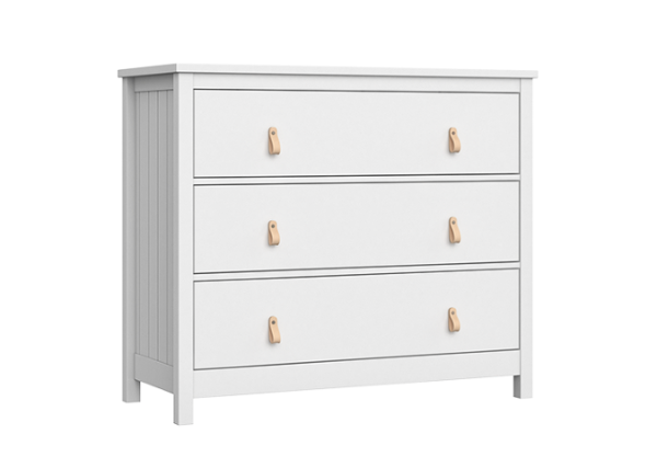 Комод Wood 3 ящика (белый) — изображение 2