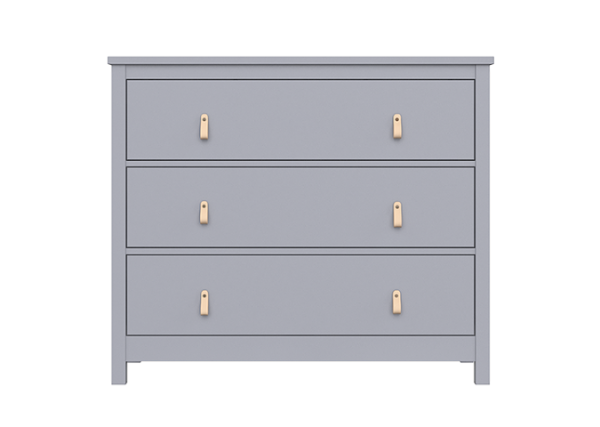 Комод Wood 3 ящика (серый)