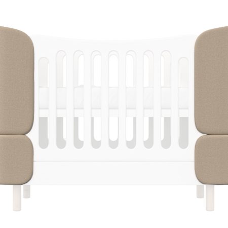 Комплект чехлов для кроватки-трансформера KIDI Soft (бежевый)