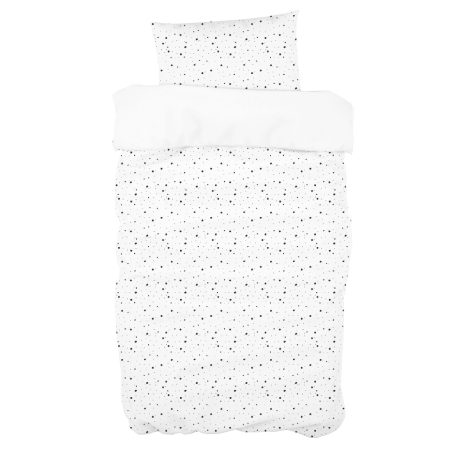 Комплект постельного белья "Пятнышки" (черно-белый)
