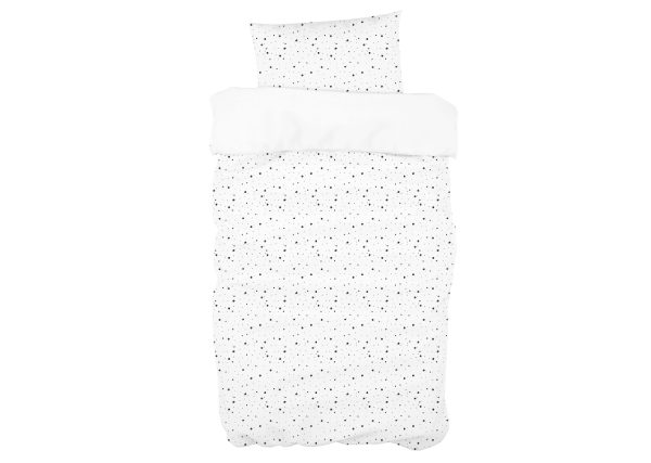 Комплект постельного белья "Пятнышки" (черно-белый)