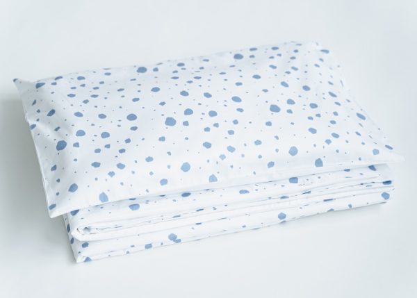 Комплект постельного белья "Пятнышки" (голубой) — изображение 2