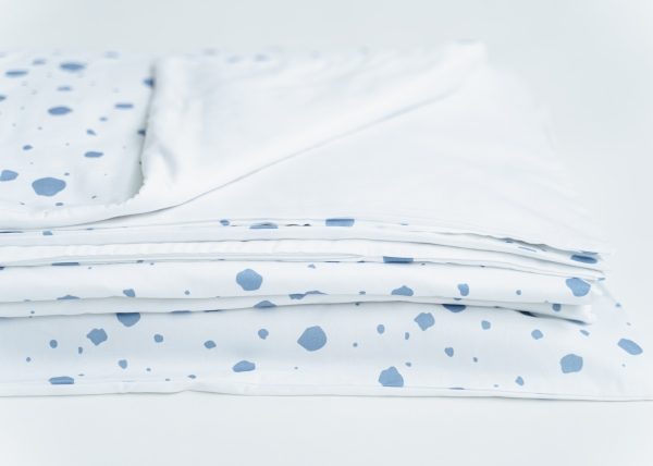 Комплект постельного белья "Пятнышки" (голубой) — изображение 4