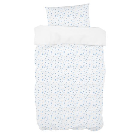 Комплект постельного белья "Пятнышки" (голубой)
