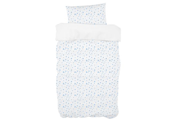 Комплект постельного белья "Пятнышки" (голубой)