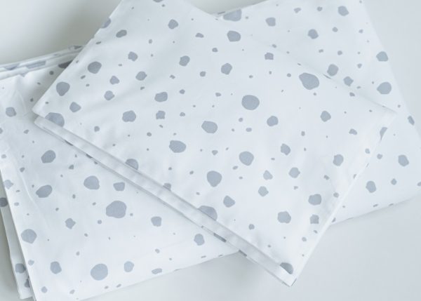 Комплект постельного белья "Пятнышки" (серый) — изображение 4