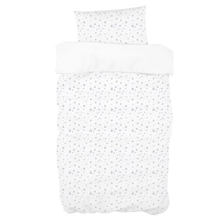 Комплект постельного белья "Пятнышки" (серый)
