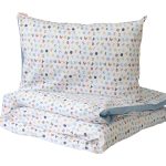 Комплект постельного белья «Разноцветные буквы» (голубой