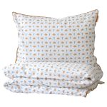 Комплект постельного белья «Жёлтые динозаврики» (кант