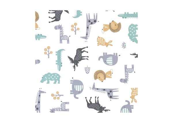 Комплект постельного белья «Зверюшки на белом» — изображение 2