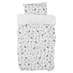 Комплект постельного белья «Зверюшки на белом»