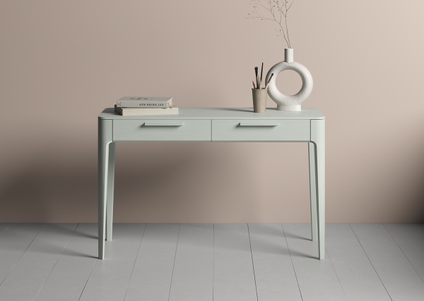 Консоль Type oak 2 ящика ширина 120 см (белый) — изображение 3