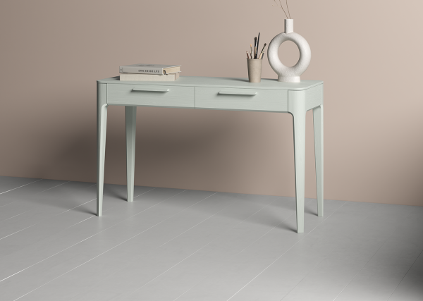 Консоль Type oak 2 ящика ширина 120 см (белый) — изображение 4