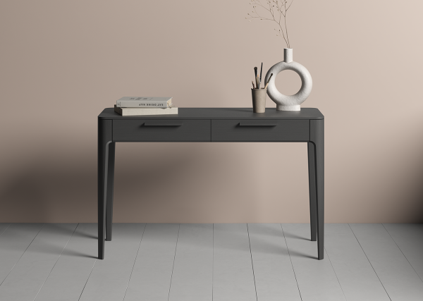 Консоль Type oak 2 ящика ширина 120 см (черный) — изображение 3