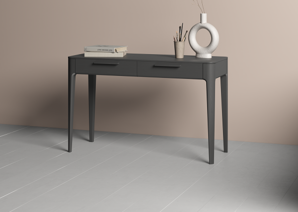 Консоль Type oak 2 ящика ширина 120 см (черный) — изображение 4