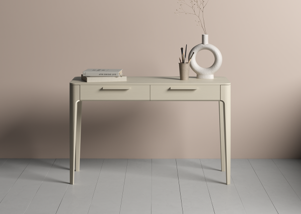 Консоль Type oak 2 ящика ширина 120 см (молочный) — изображение 3