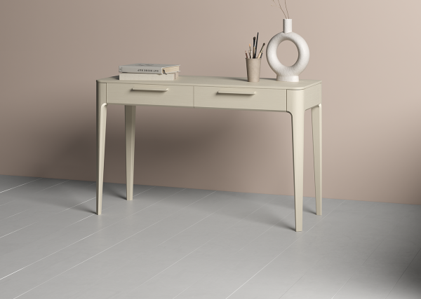 Консоль Type oak 2 ящика ширина 120 см (молочный) — изображение 4