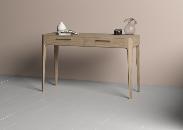 Консоль Type oak 2 ящика ширина 120 см (натуральный дуб) — изображение 3