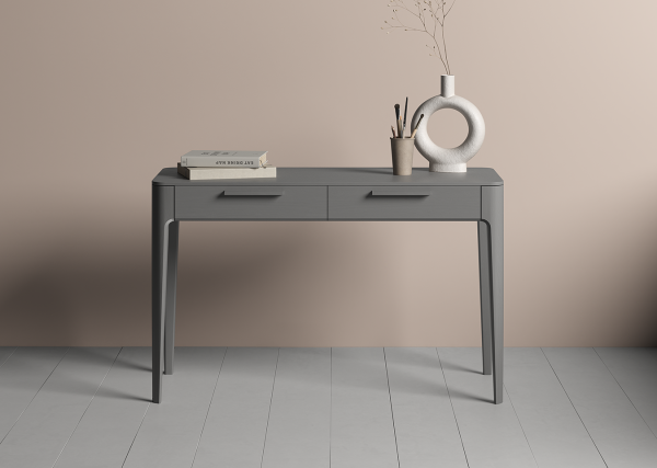 Консоль Type oak 2 ящика ширина 120 см (серый) — изображение 4