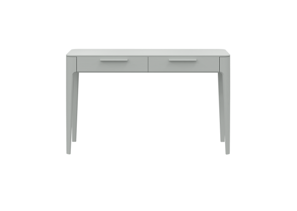 Консоль Type oak 2 ящика ширина 120 см (светло-серый)