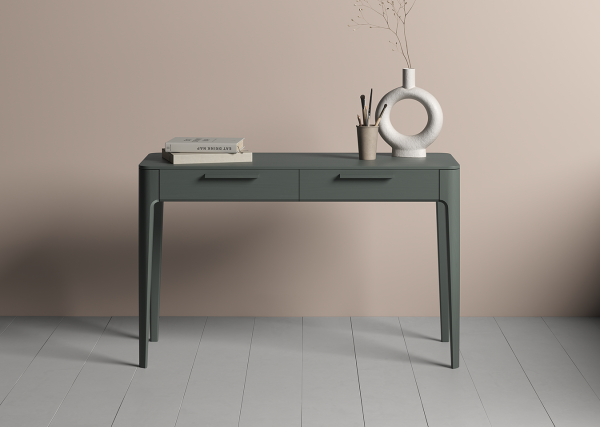 Консоль Type oak 2 ящика ширина 120 см (темно-серый) — изображение 3