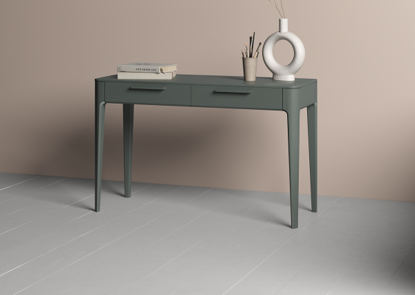 Консоль Type oak 2 ящика ширина 120 см (темно-серый) — изображение 4