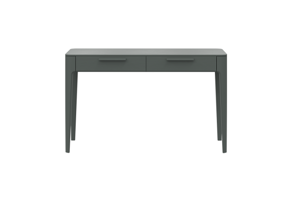 Консоль Type oak 2 ящика ширина 120 см (темно-серый)