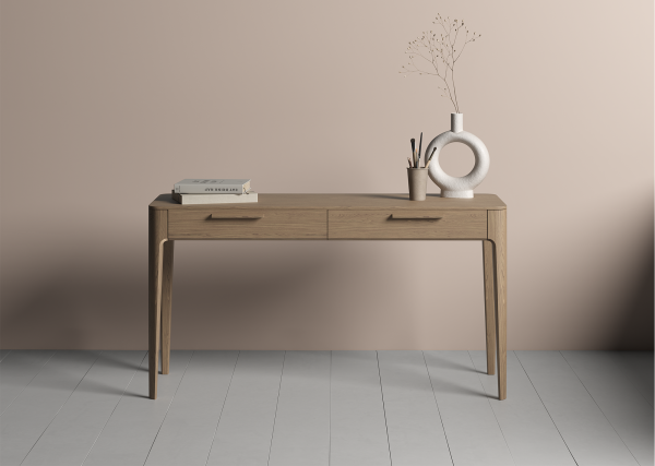 Консоль Type oak 2 ящика ширина 140 см (натуральный дуб) — изображение 4