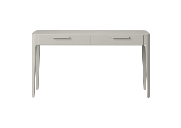 Консоль Type oak 2 ящика ширина 140 см (серо-бежевый)
