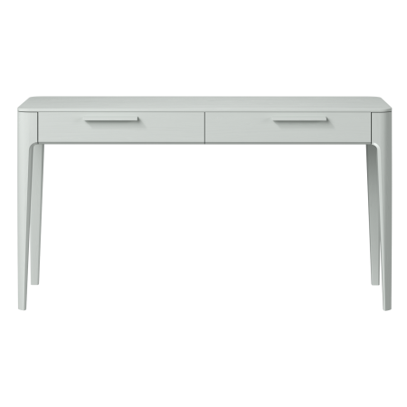 Консоль Type oak 2 ящика ширина 140 см (светло-серый)