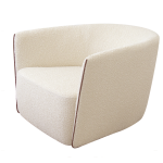 Кресло Ellipse E6.1 с кантом (молочный