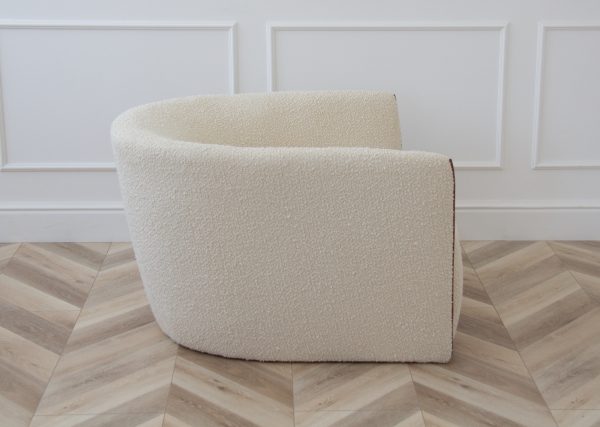 Кресло Ellipse E6.1 с кантом (молочный, букле) — изображение 3