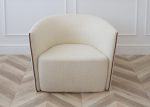Кресло Ellipse E6.1 с кантом (молочный, букле) — изображение 4