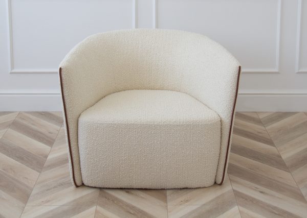Кресло Ellipse E6.1 с кантом (молочный, букле) — изображение 4