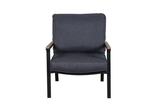 "Крокус" лаунж-зона 5-местная из алюминия, цвет темно-серый — изображение 5