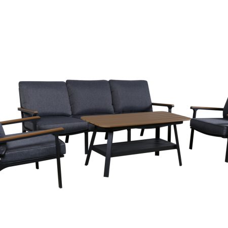 "Крокус" лаунж-зона 5-местная из алюминия