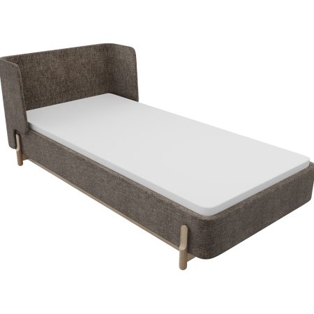 Кровать Basic спальное место 90*200 см (коричневый