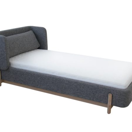 Кровать Basic спальное место 90*200 см (серый