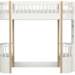 Кровать-чердак Classic (молочный)