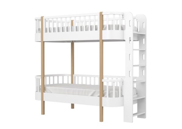 krovat-dvuhjarusnaja-classic-torcevaja-lestnica-belyj-1 Кровать двухъярусная Classic торцевая лестница (белый) — изображение 2