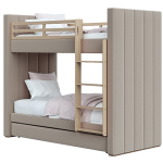 Кровать двухъярусная Cosy антивандальная ткань (бежевый)