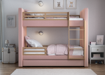 Кровать двухъярусная Cosy антивандальная ткань (розовый) — изображение 4