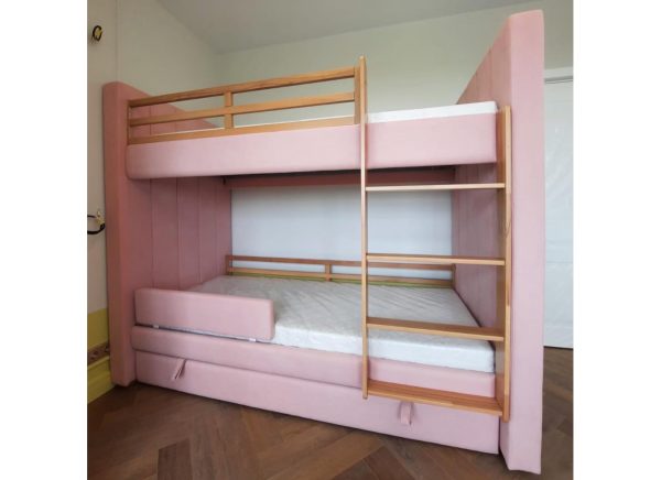 Кровать двухъярусная Cosy (розовый) — изображение 4