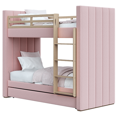 Кровать двухъярусная Cosy (розовый)