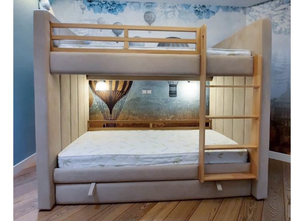 krovat-dvuhjarusnaja-cosy-seryj-2 Кровать двухъярусная Cosy (серый) — изображение 3