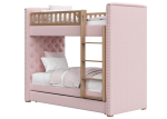 Кровать двухъярусная Elit soft (розовый) — изображение 2