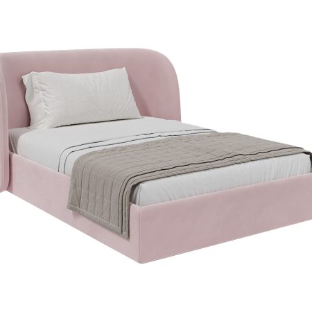 Кровать двуспальная Classic 140 см (розовый